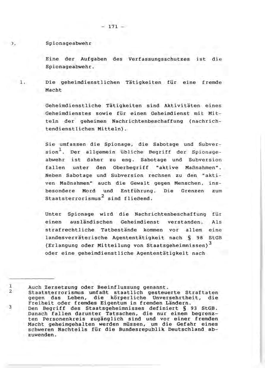 Seite 173 des Verfassungsschutzbericht 1990 Rheinland-Pfalz