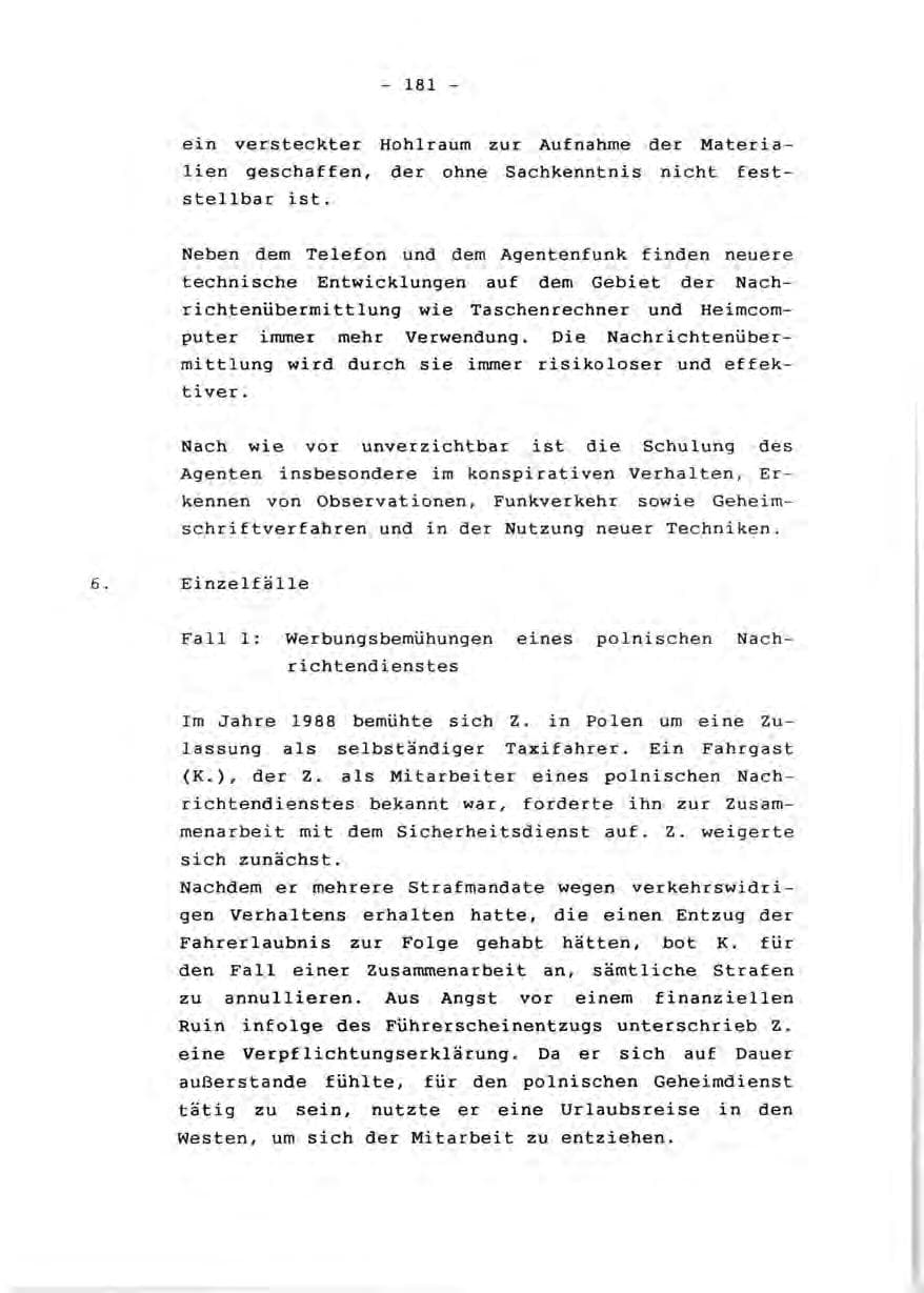 Seite 183 des Verfassungsschutzbericht 1990 Rheinland-Pfalz