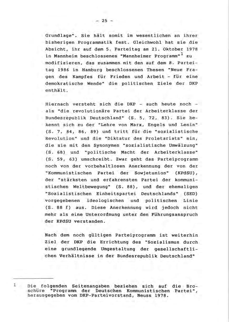 Seite 27 des Verfassungsschutzbericht 1990 Rheinland-Pfalz