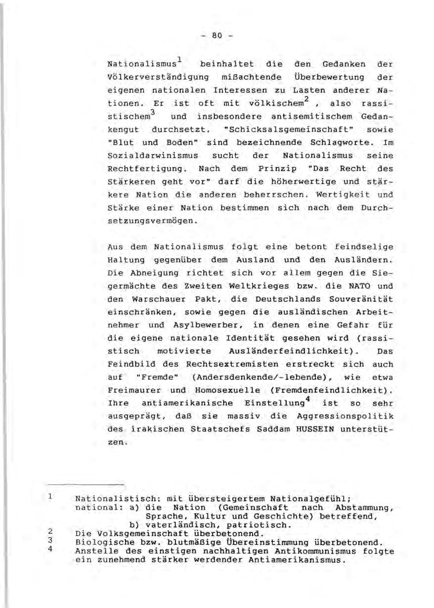 Seite 82 des Verfassungsschutzbericht 1990 Rheinland-Pfalz