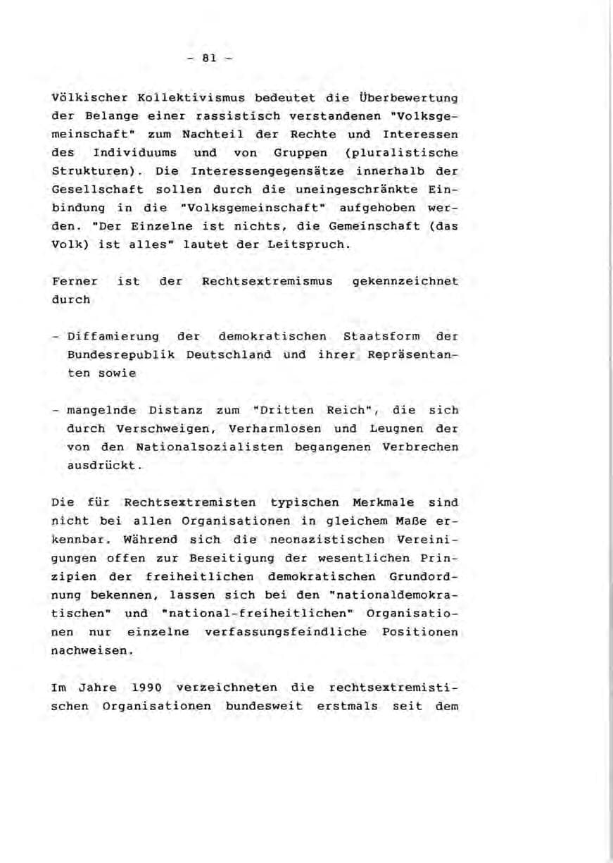 Seite 83 des Verfassungsschutzbericht 1990 Rheinland-Pfalz