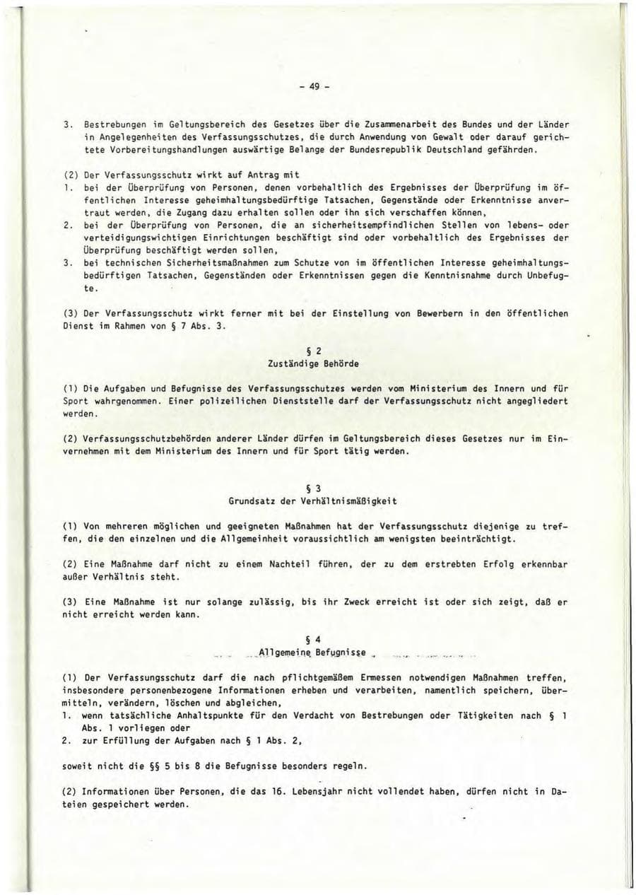 Seite 50 des Verfassungsschutzbericht 1991 Rheinland-Pfalz
