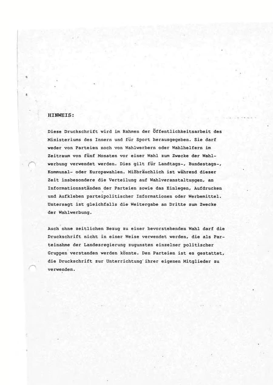 Seite 80 des Verfassungsschutzbericht 1993 Rheinland-Pfalz