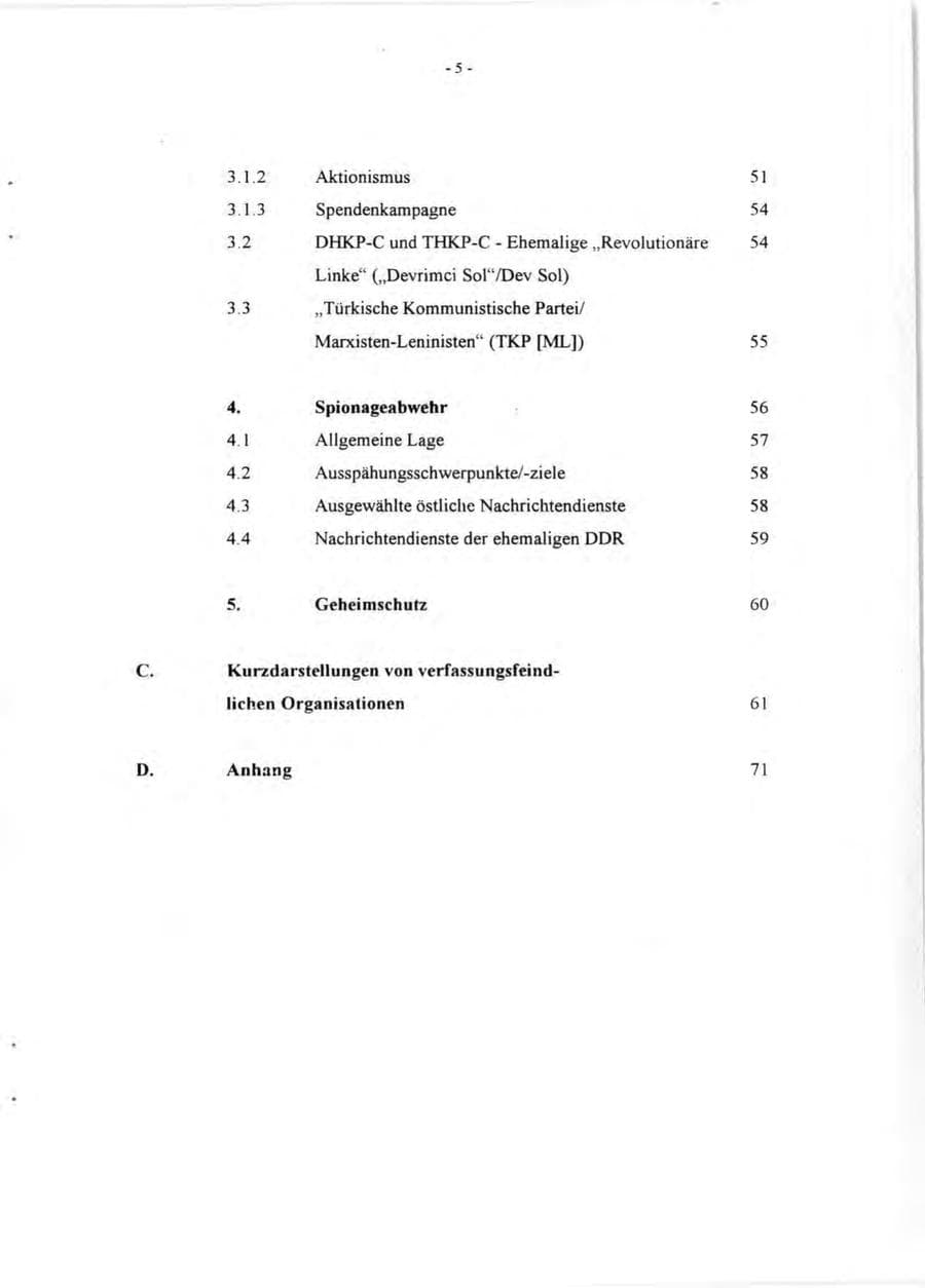 Seite 7 des Verfassungsschutzbericht 1995 Rheinland-Pfalz