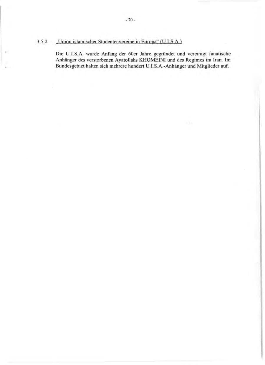 Seite 72 des Verfassungsschutzbericht 1995 Rheinland-Pfalz