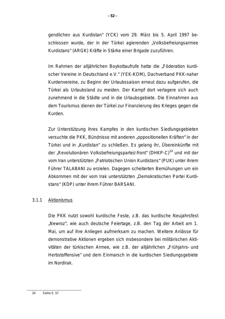 Seite 53 des Verfassungsschutzbericht 1997 Rheinland-Pfalz