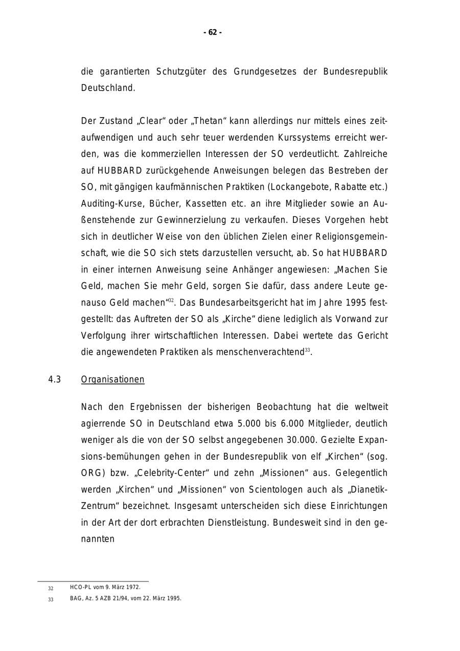 Seite 63 des Verfassungsschutzbericht 1998 Rheinland-Pfalz