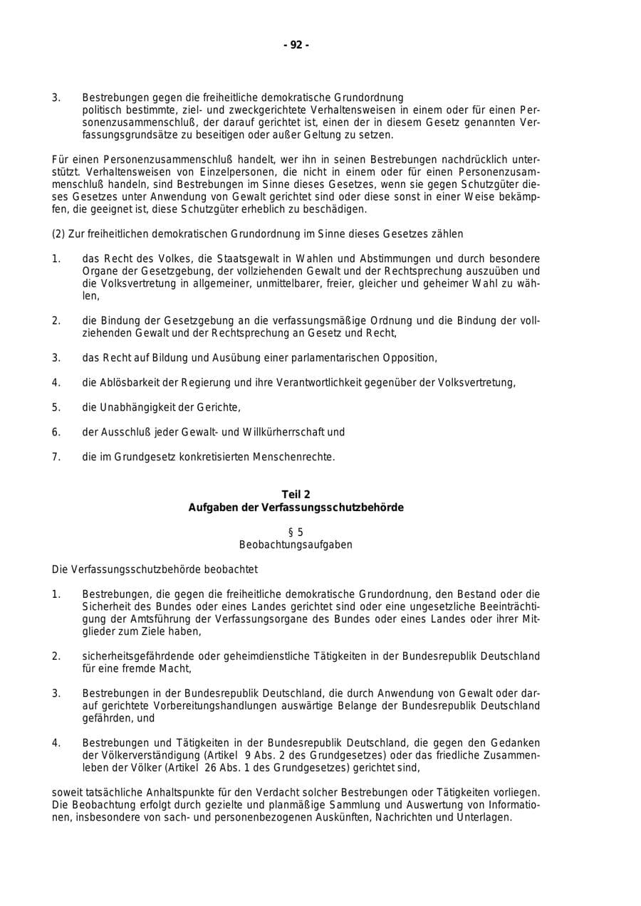 Seite 93 des Verfassungsschutzbericht 1998 Rheinland-Pfalz