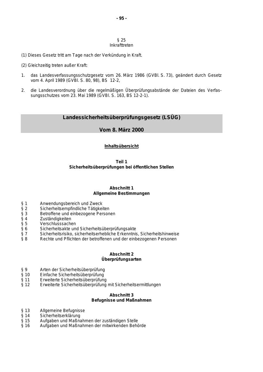 Seite 96 des Verfassungsschutzbericht 1999 Rheinland-Pfalz