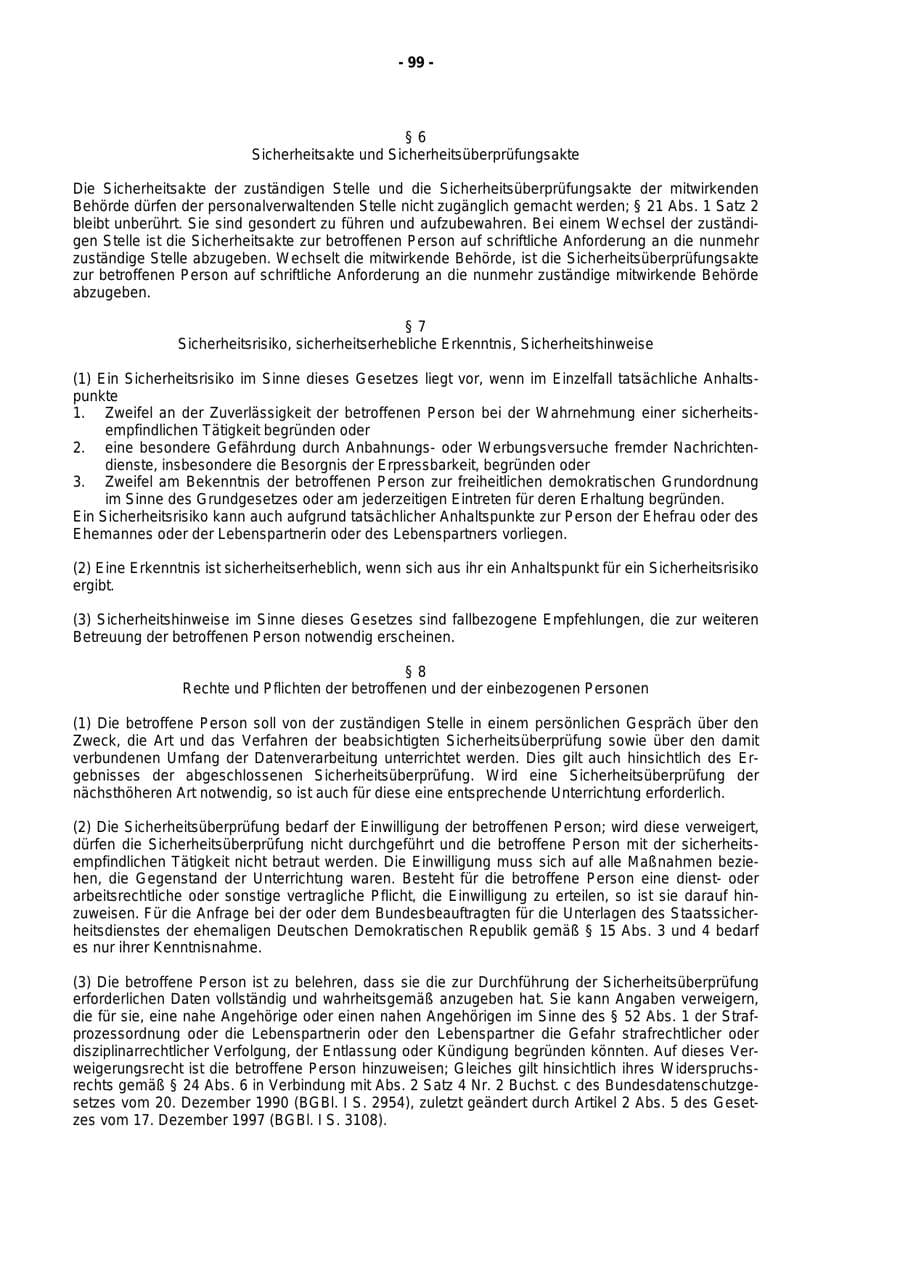 Seite 100 des Verfassungsschutzbericht 1999 Rheinland-Pfalz