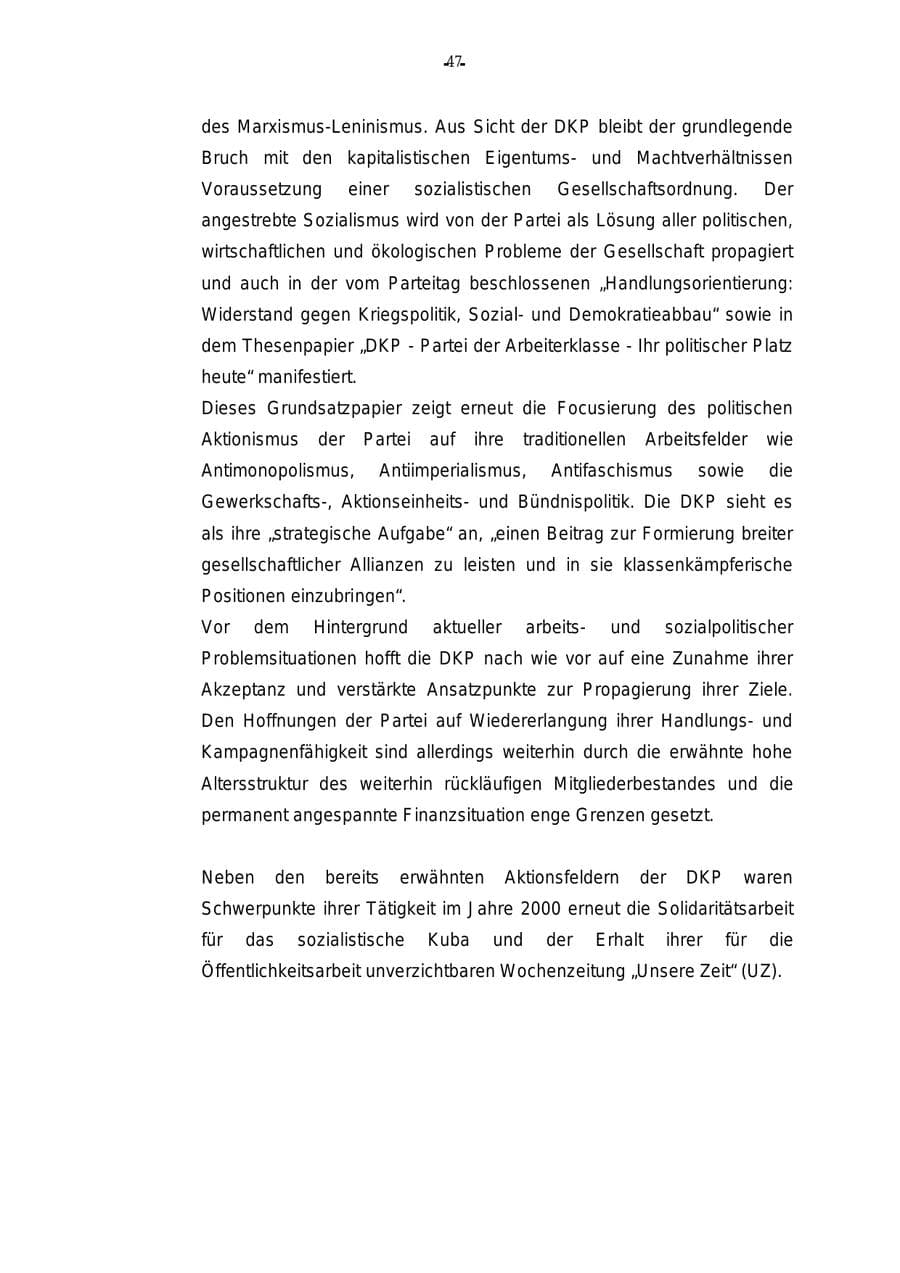 Seite 48 des Verfassungsschutzbericht 2000 Rheinland-Pfalz