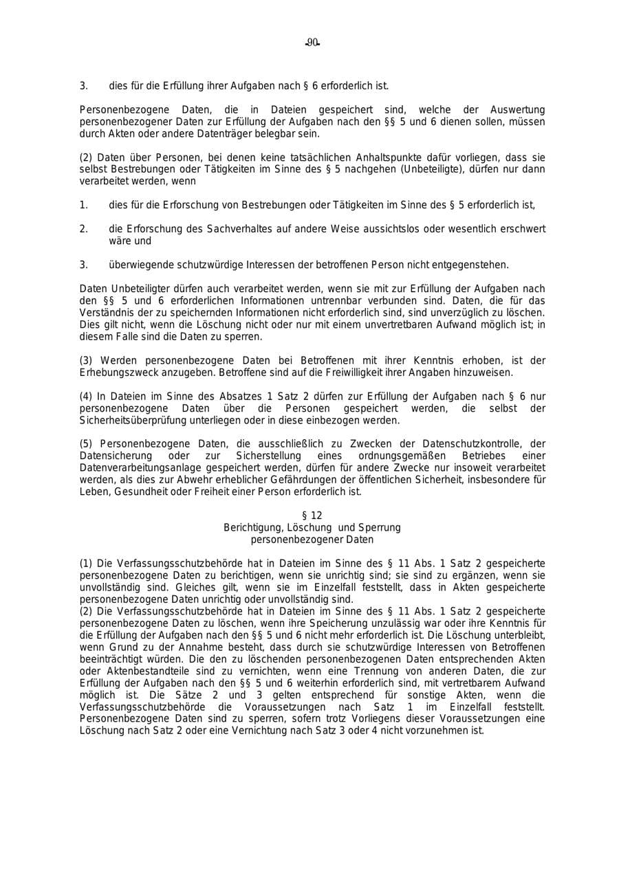 Seite 91 des Verfassungsschutzbericht 2000 Rheinland-Pfalz