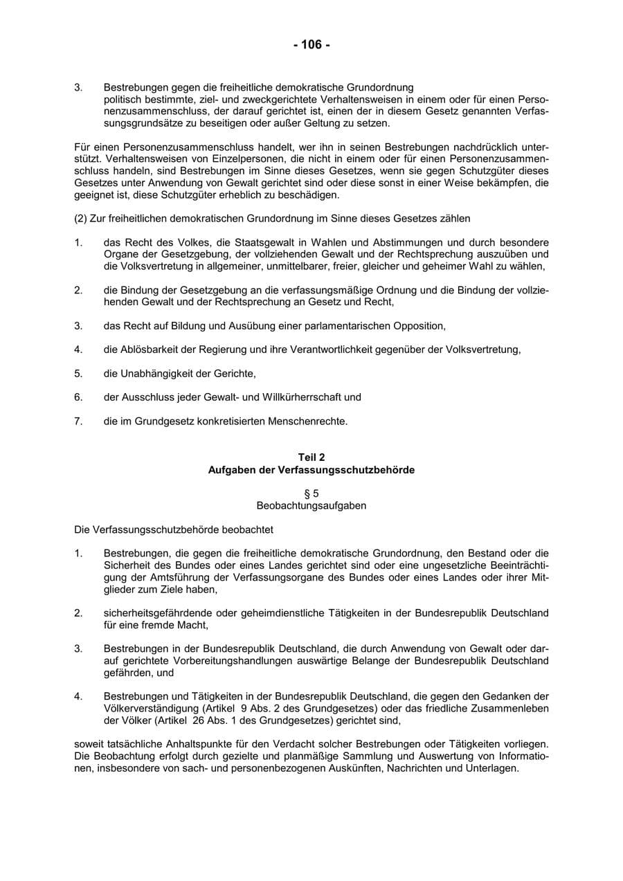 Seite 108 des Verfassungsschutzbericht 2001 Rheinland-Pfalz