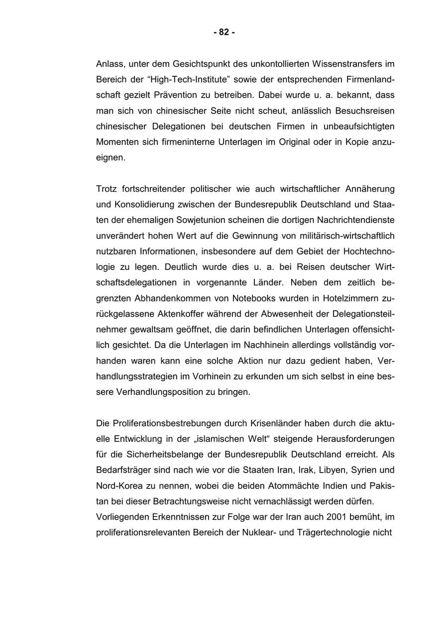 Seite 84 des Verfassungsschutzbericht 2001 Rheinland-Pfalz