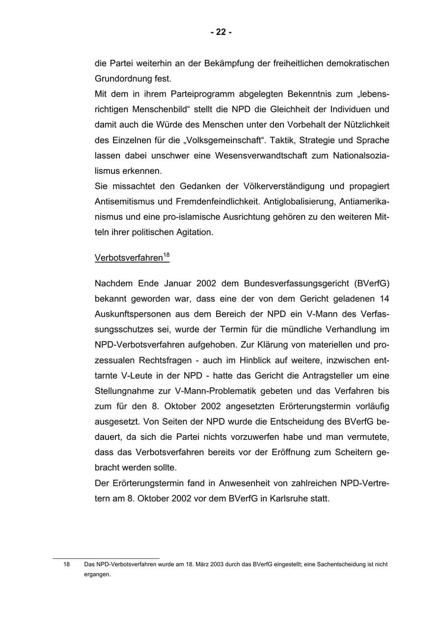 Seite 24 des Verfassungsschutzbericht 2002 Rheinland-Pfalz