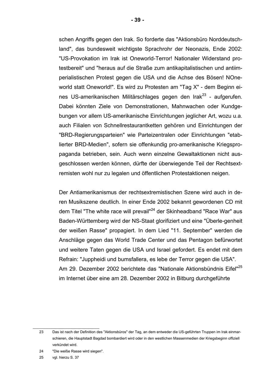 Seite 41 des Verfassungsschutzbericht 2002 Rheinland-Pfalz