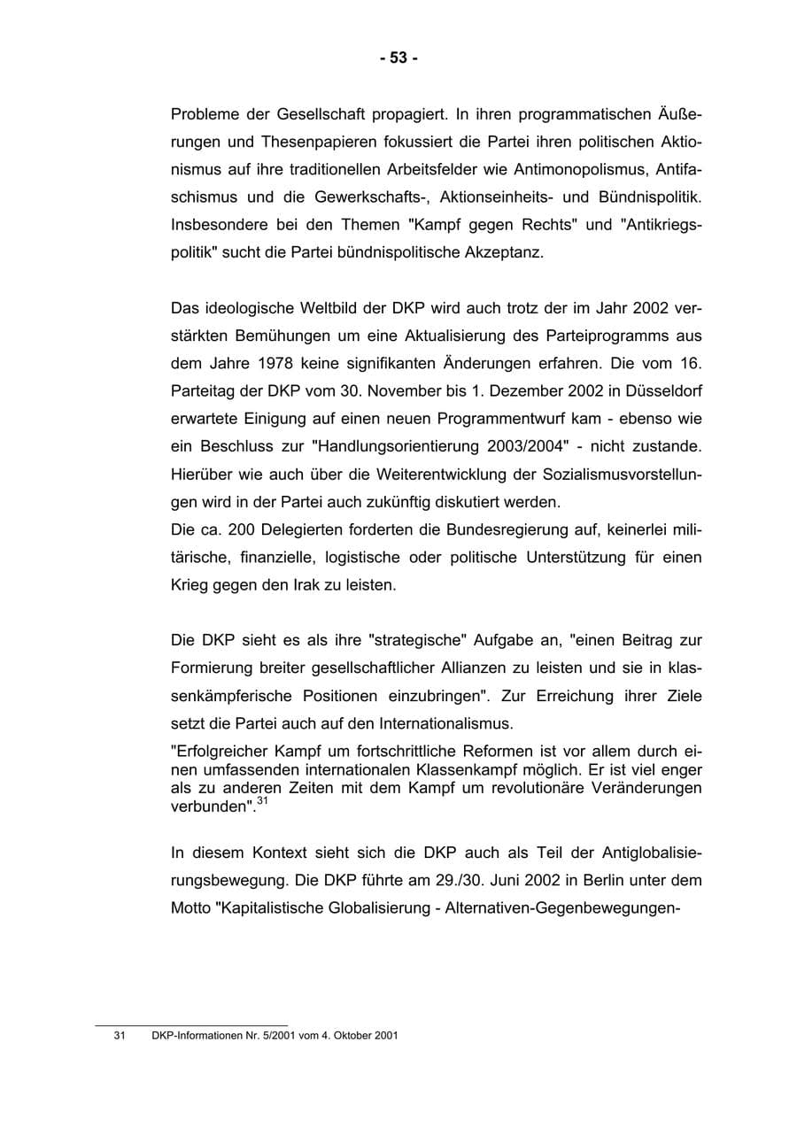 Seite 55 des Verfassungsschutzbericht 2002 Rheinland-Pfalz