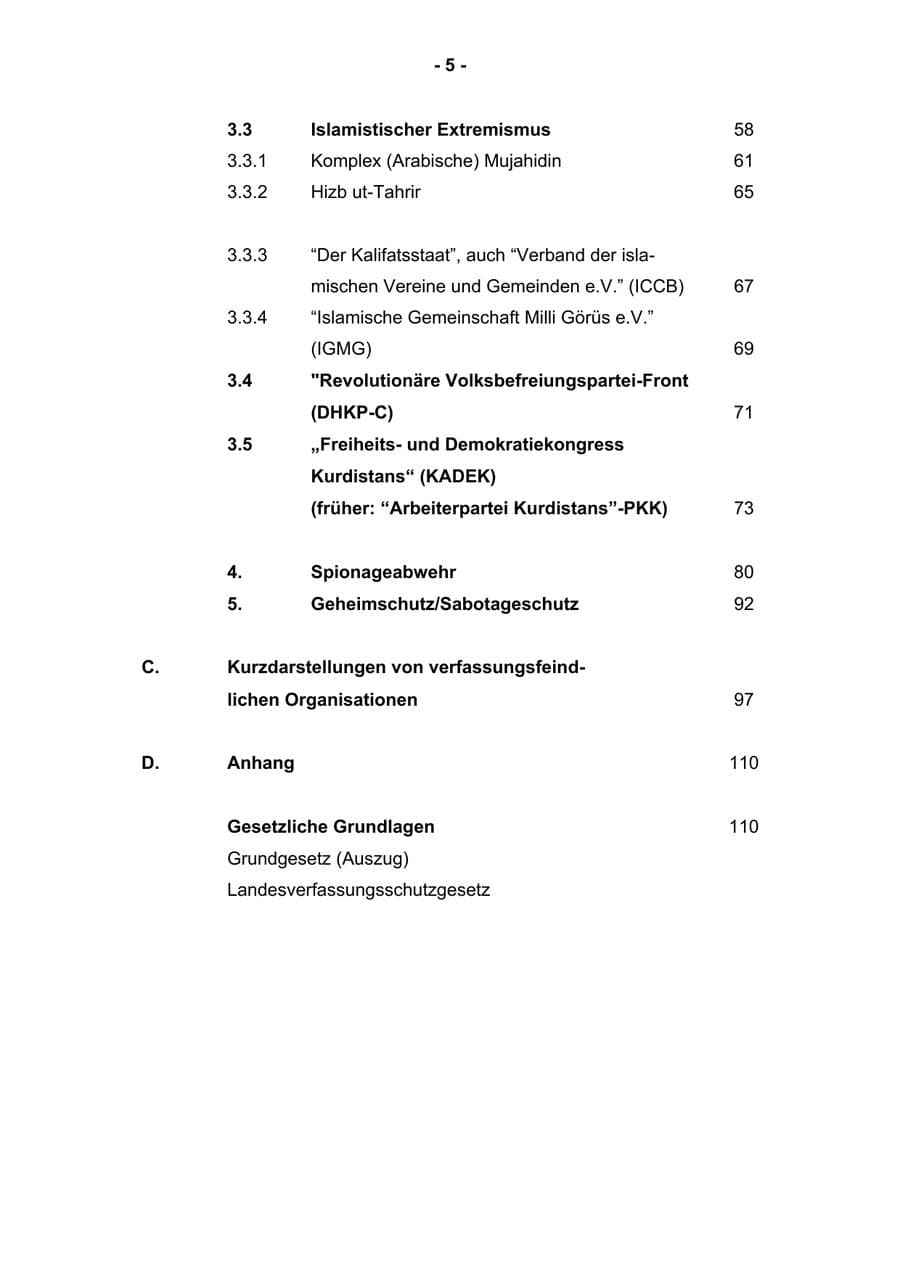 Seite 7 des Verfassungsschutzbericht 2002 Rheinland-Pfalz