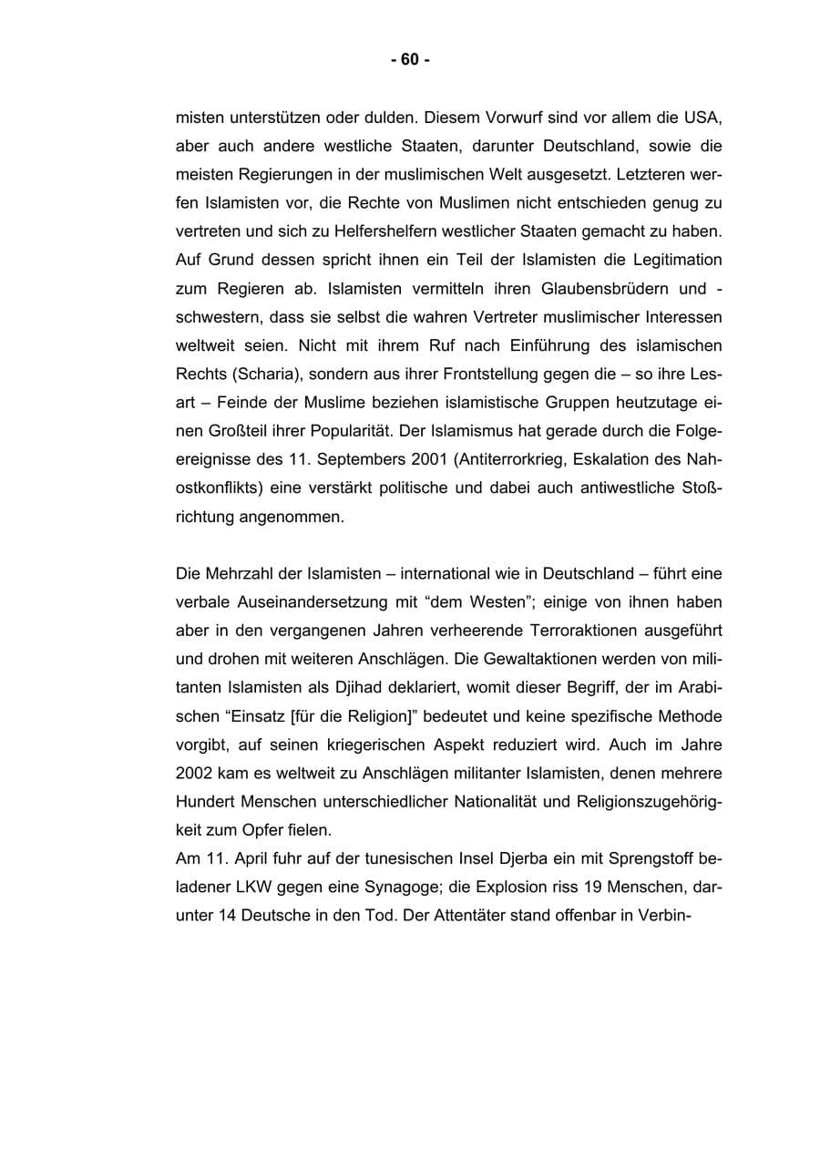 Seite 62 des Verfassungsschutzbericht 2002 Rheinland-Pfalz