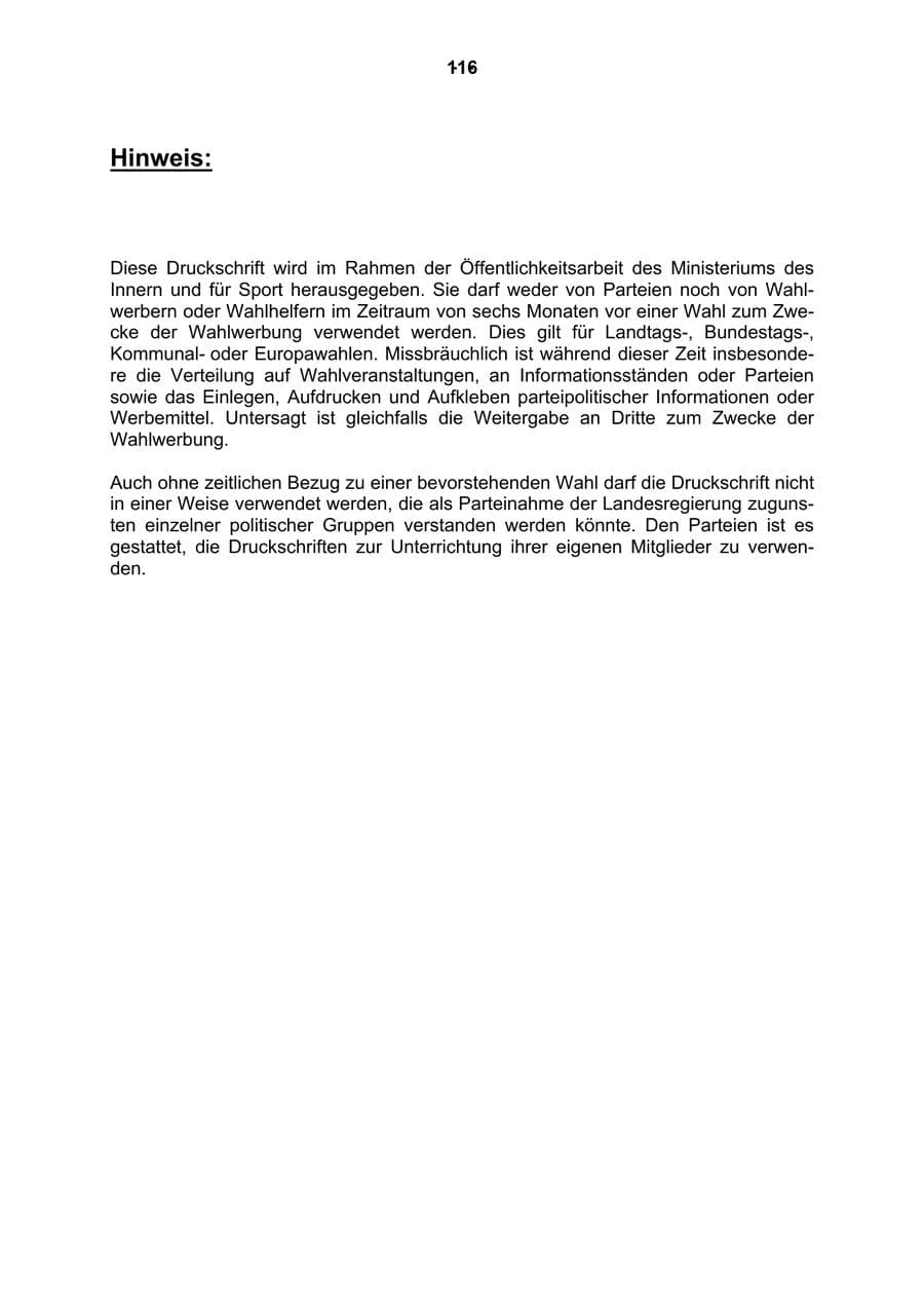 Seite 117 des Verfassungsschutzbericht 2003 Rheinland-Pfalz