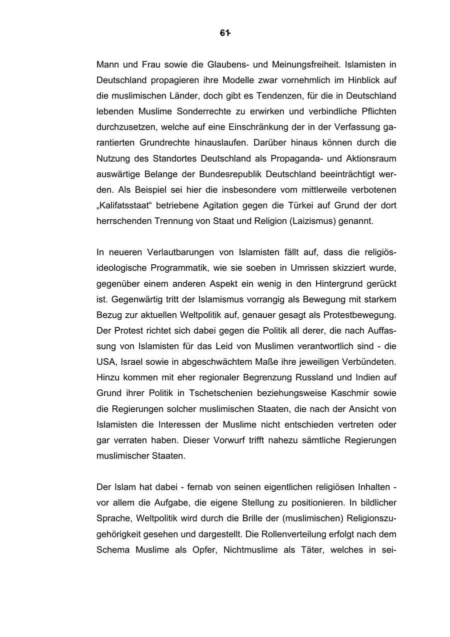 Seite 62 des Verfassungsschutzbericht 2003 Rheinland-Pfalz