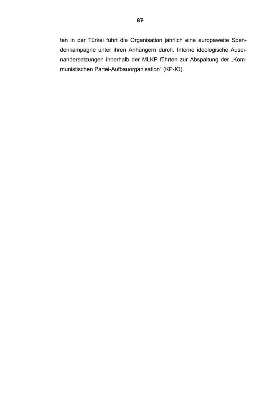 Seite 88 des Verfassungsschutzbericht 2003 Rheinland-Pfalz