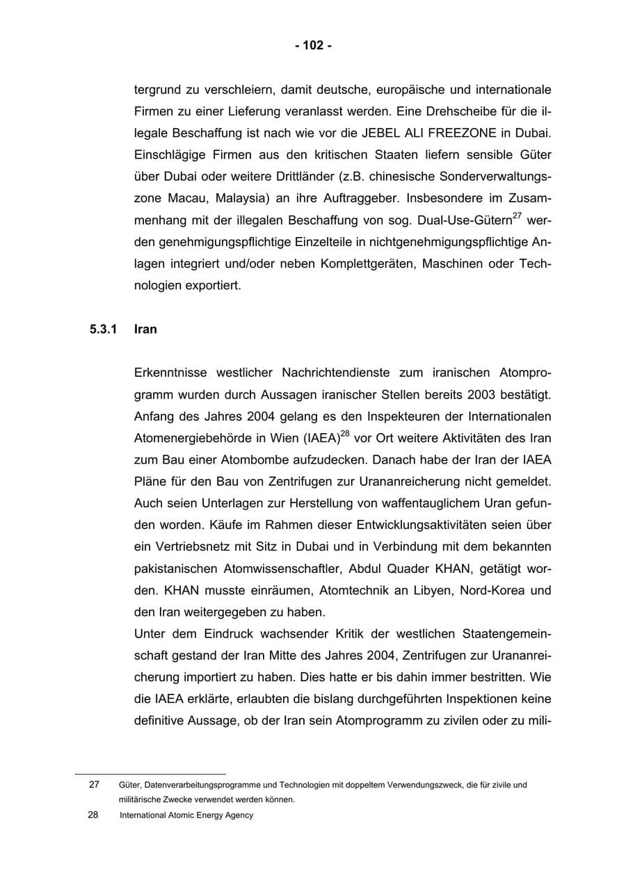 Seite 104 des Verfassungsschutzbericht 2004 Rheinland-Pfalz