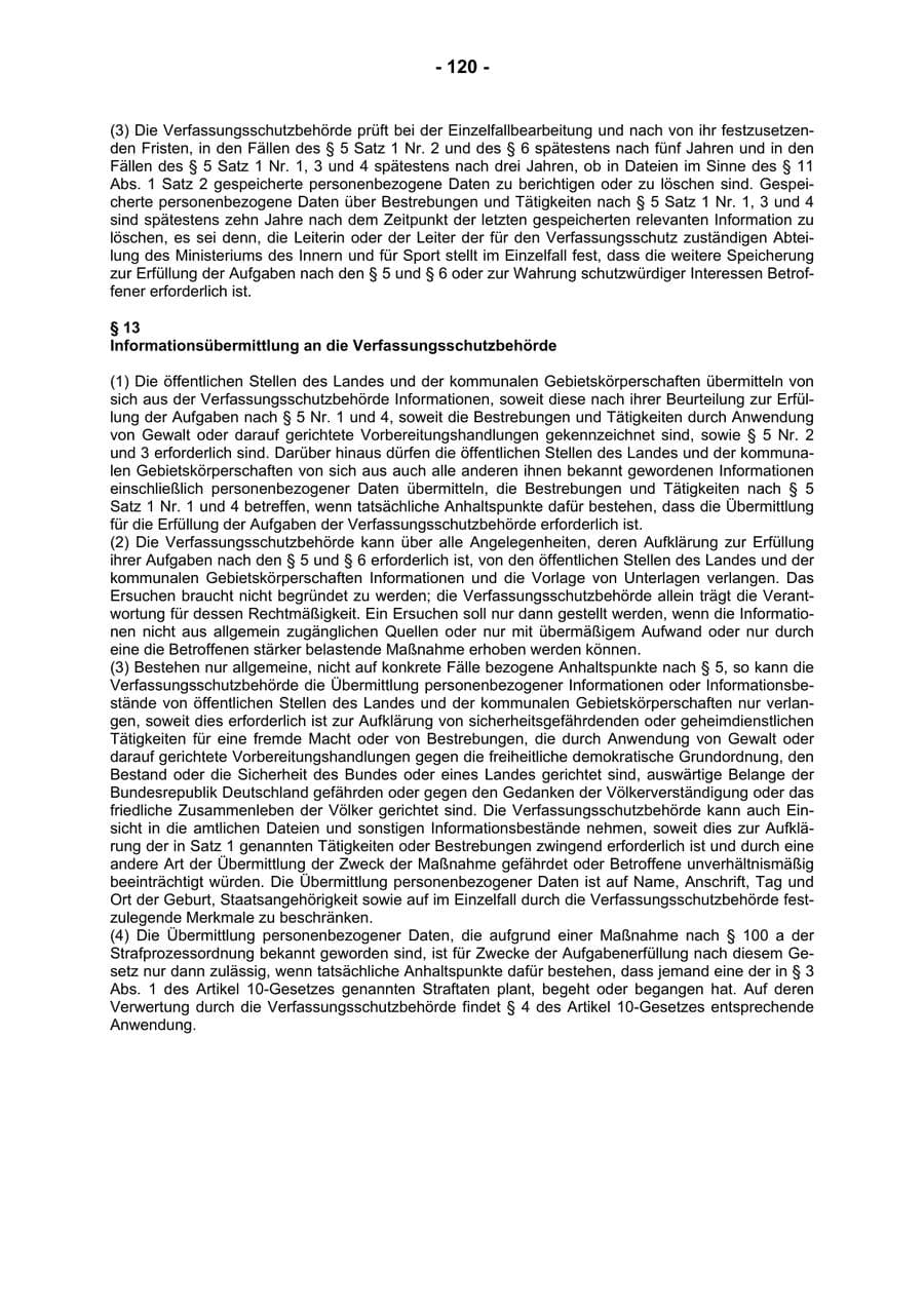 Seite 122 des Verfassungsschutzbericht 2004 Rheinland-Pfalz