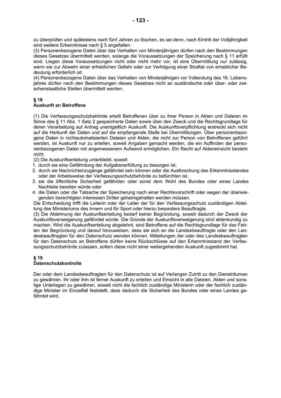 Seite 125 des Verfassungsschutzbericht 2004 Rheinland-Pfalz