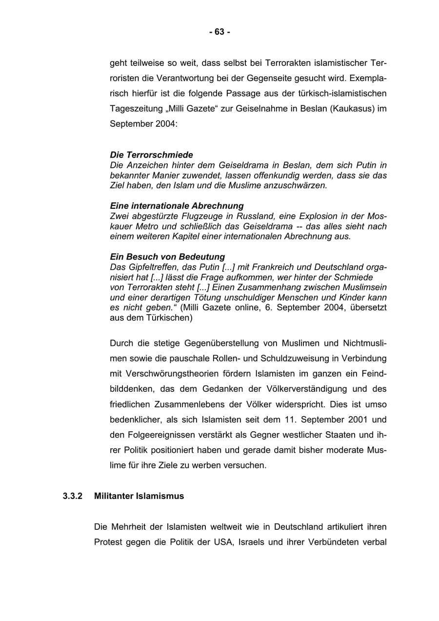 Seite 65 des Verfassungsschutzbericht 2004 Rheinland-Pfalz