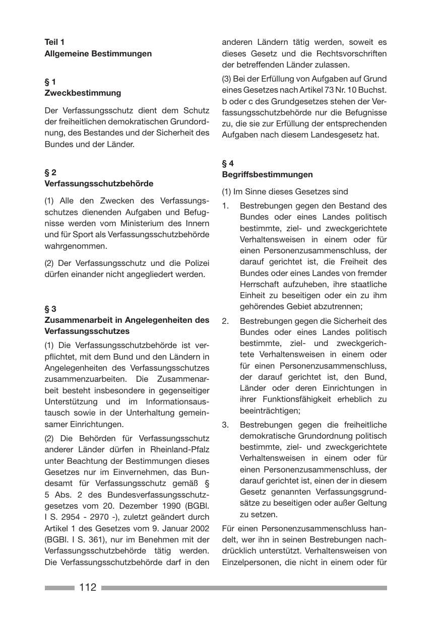 Seite 114 des Verfassungsschutzbericht 2005 Rheinland-Pfalz