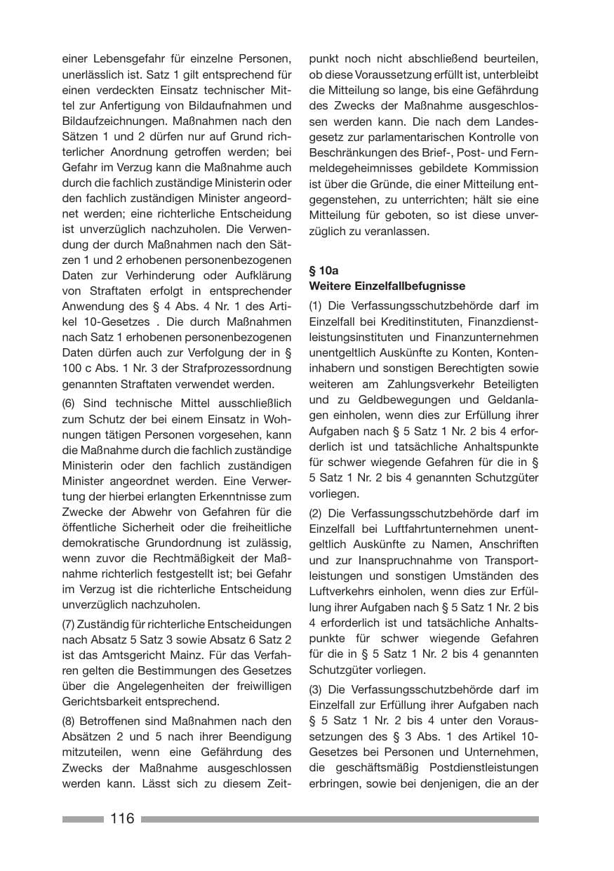 Seite 118 des Verfassungsschutzbericht 2005 Rheinland-Pfalz