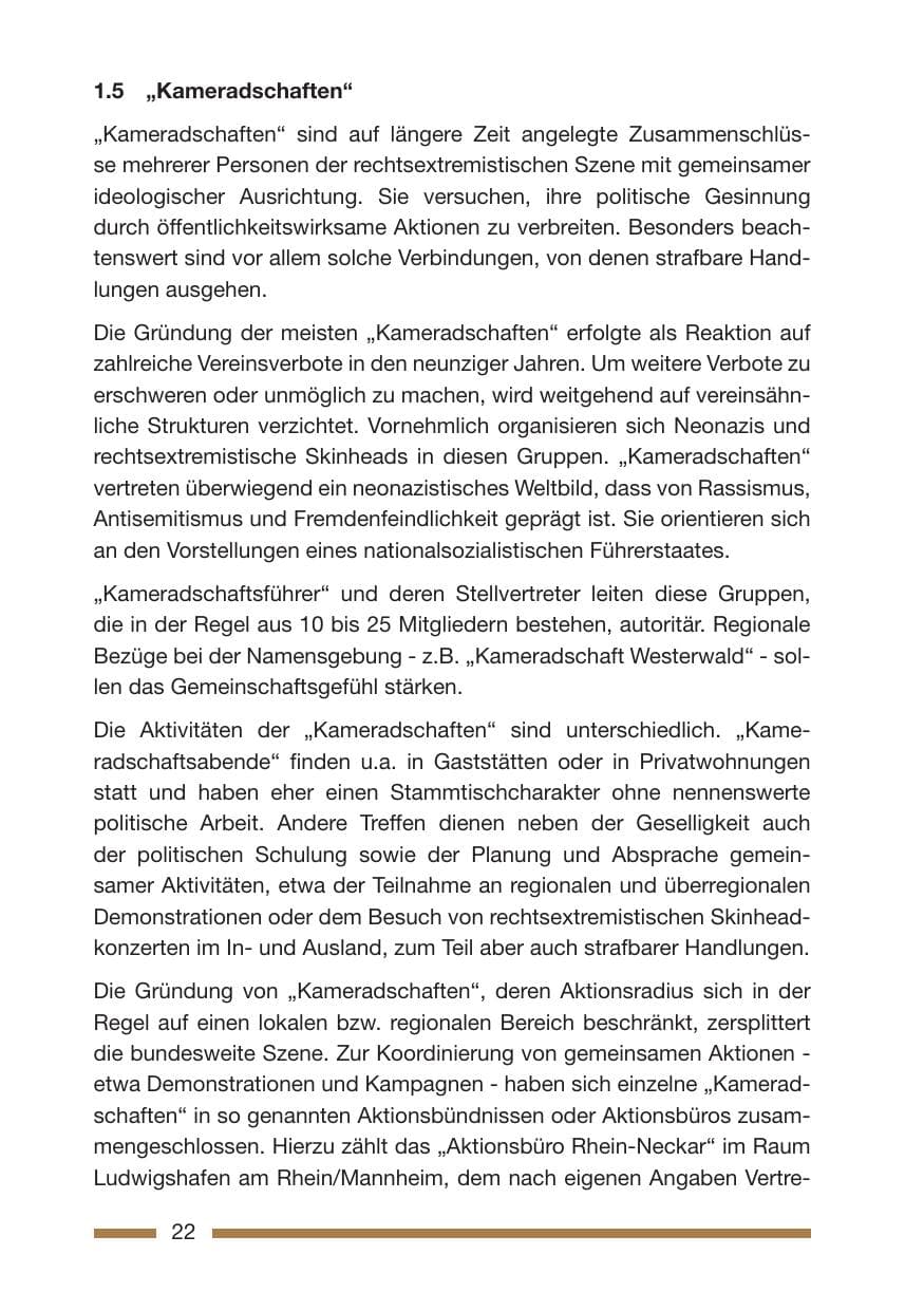 Seite 24 des Verfassungsschutzbericht 2005 Rheinland-Pfalz