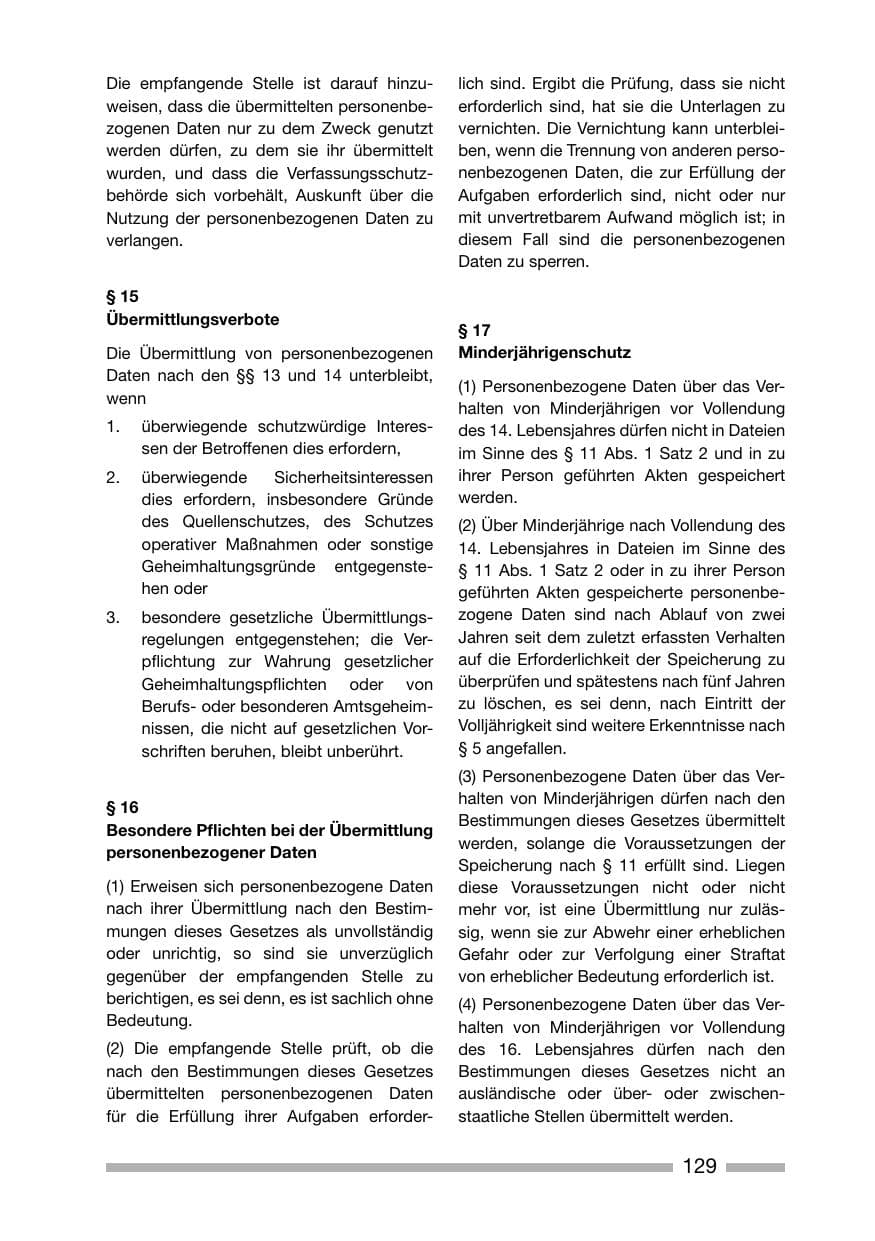 Seite 129 des Verfassungsschutzbericht 2006 Rheinland-Pfalz