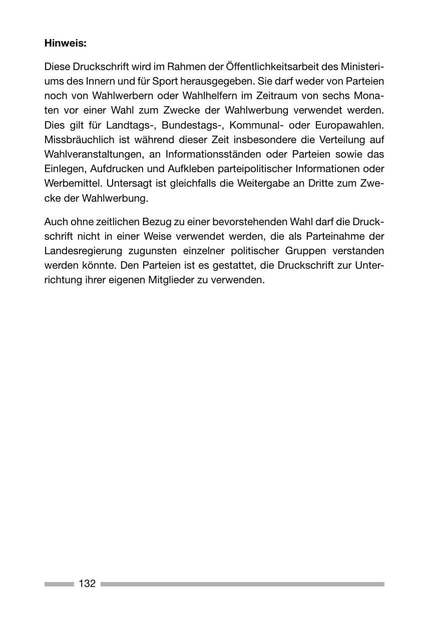Seite 132 des Verfassungsschutzbericht 2006 Rheinland-Pfalz