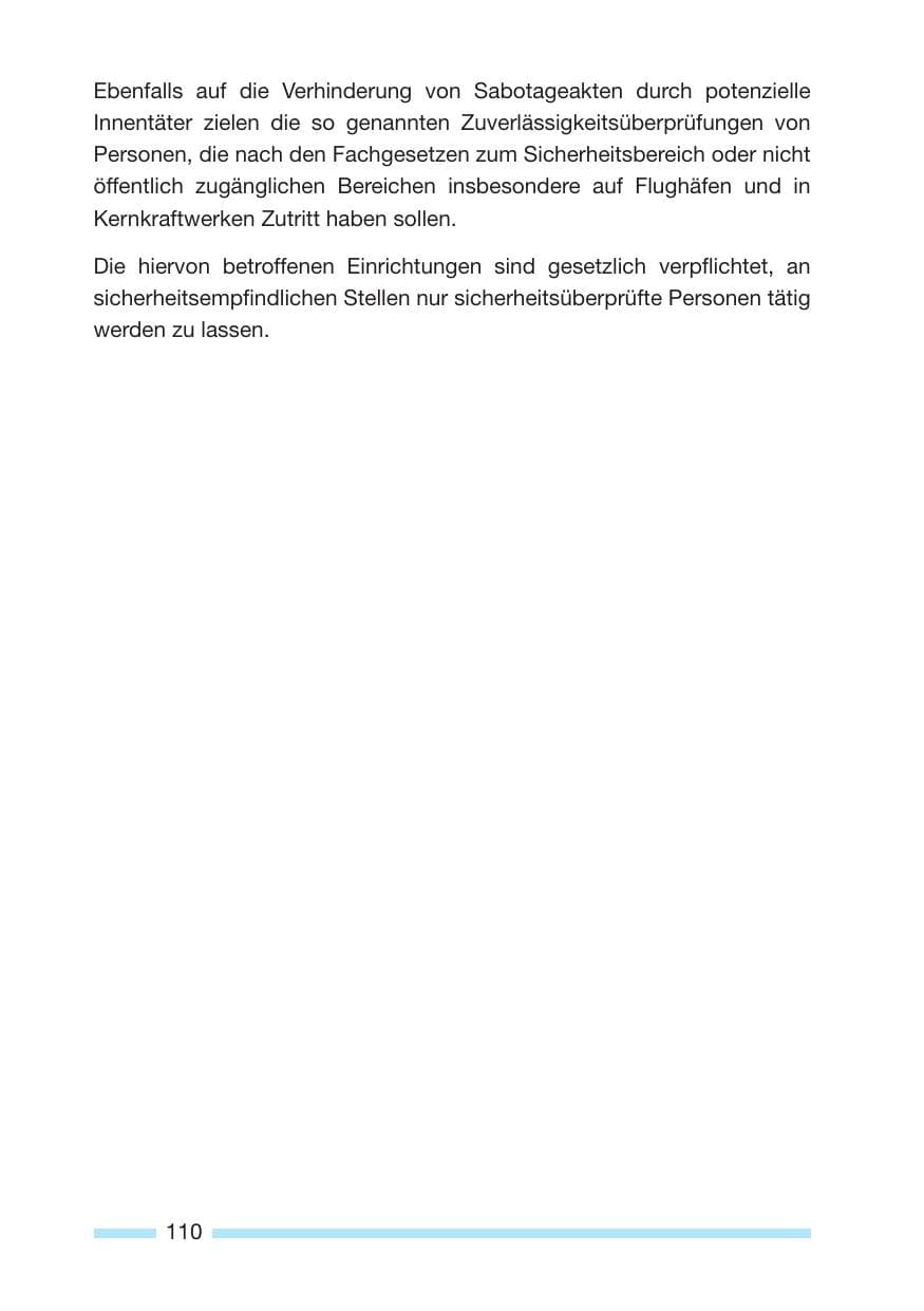 Seite 110 des Verfassungsschutzbericht 2007 Rheinland-Pfalz