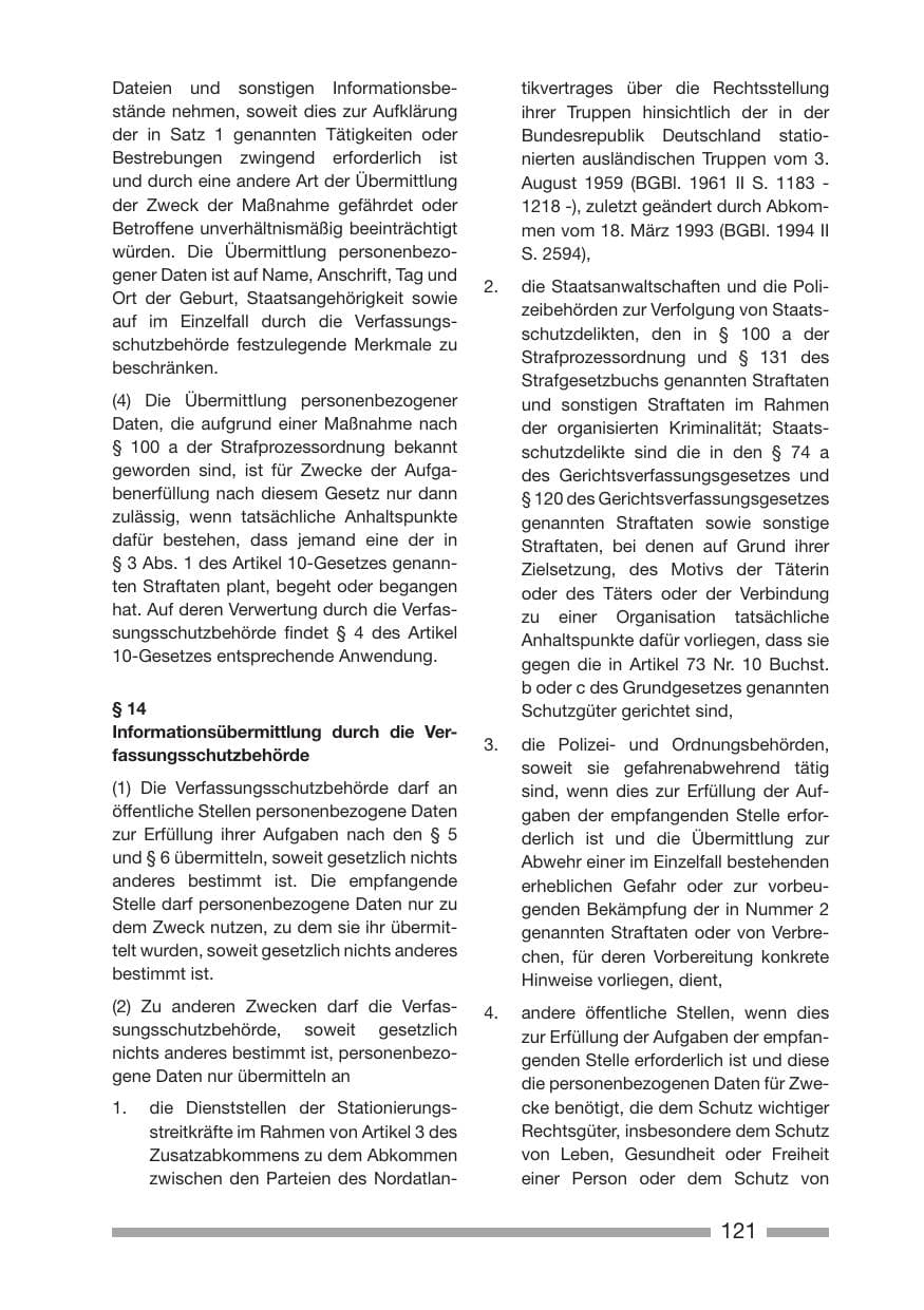 Seite 121 des Verfassungsschutzbericht 2007 Rheinland-Pfalz