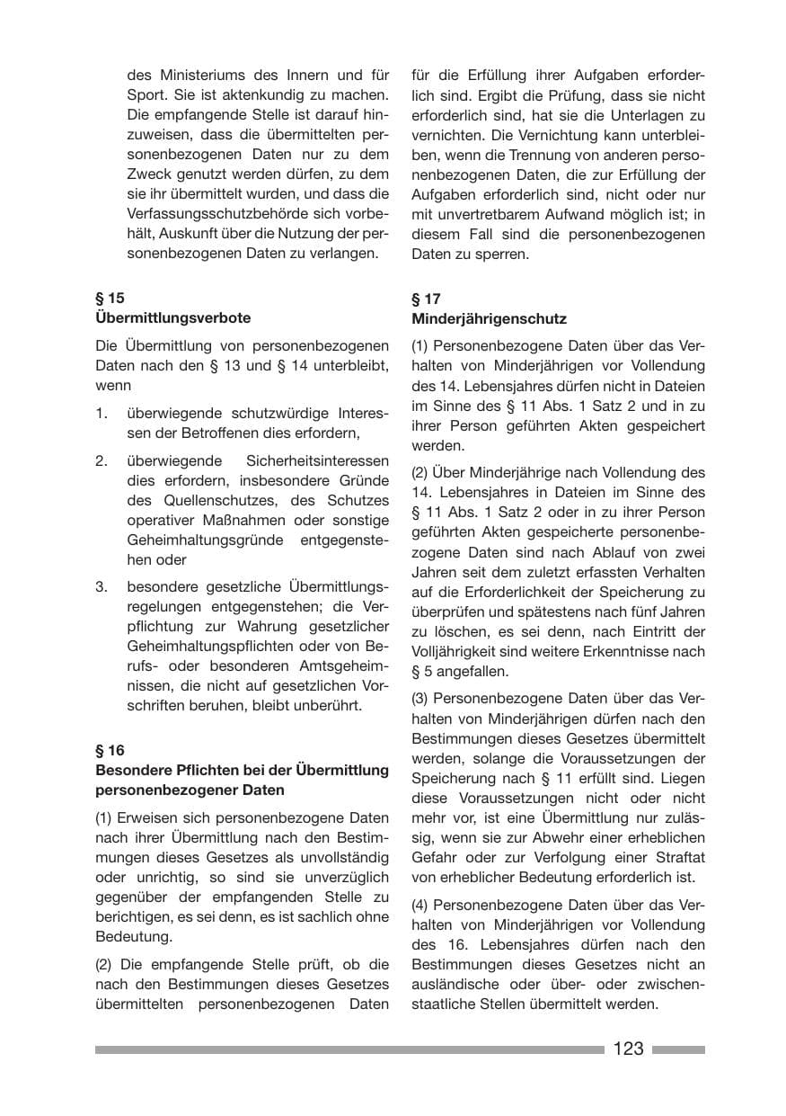 Seite 123 des Verfassungsschutzbericht 2007 Rheinland-Pfalz