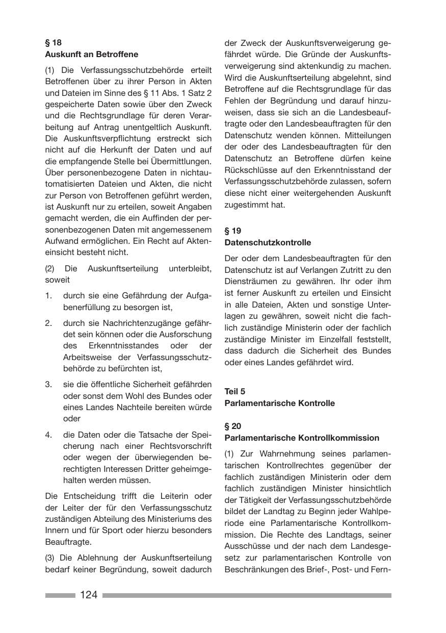 Seite 124 des Verfassungsschutzbericht 2007 Rheinland-Pfalz