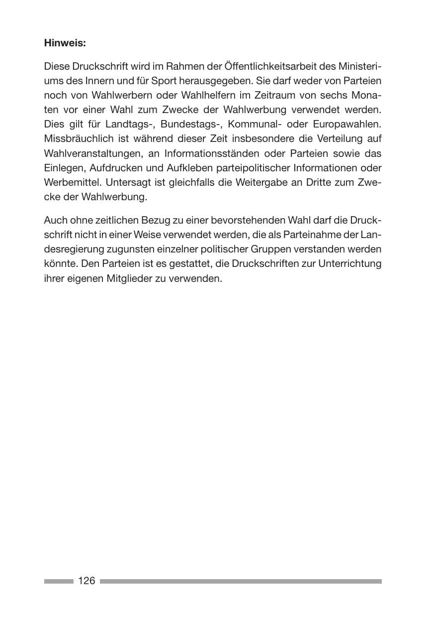 Seite 126 des Verfassungsschutzbericht 2007 Rheinland-Pfalz
