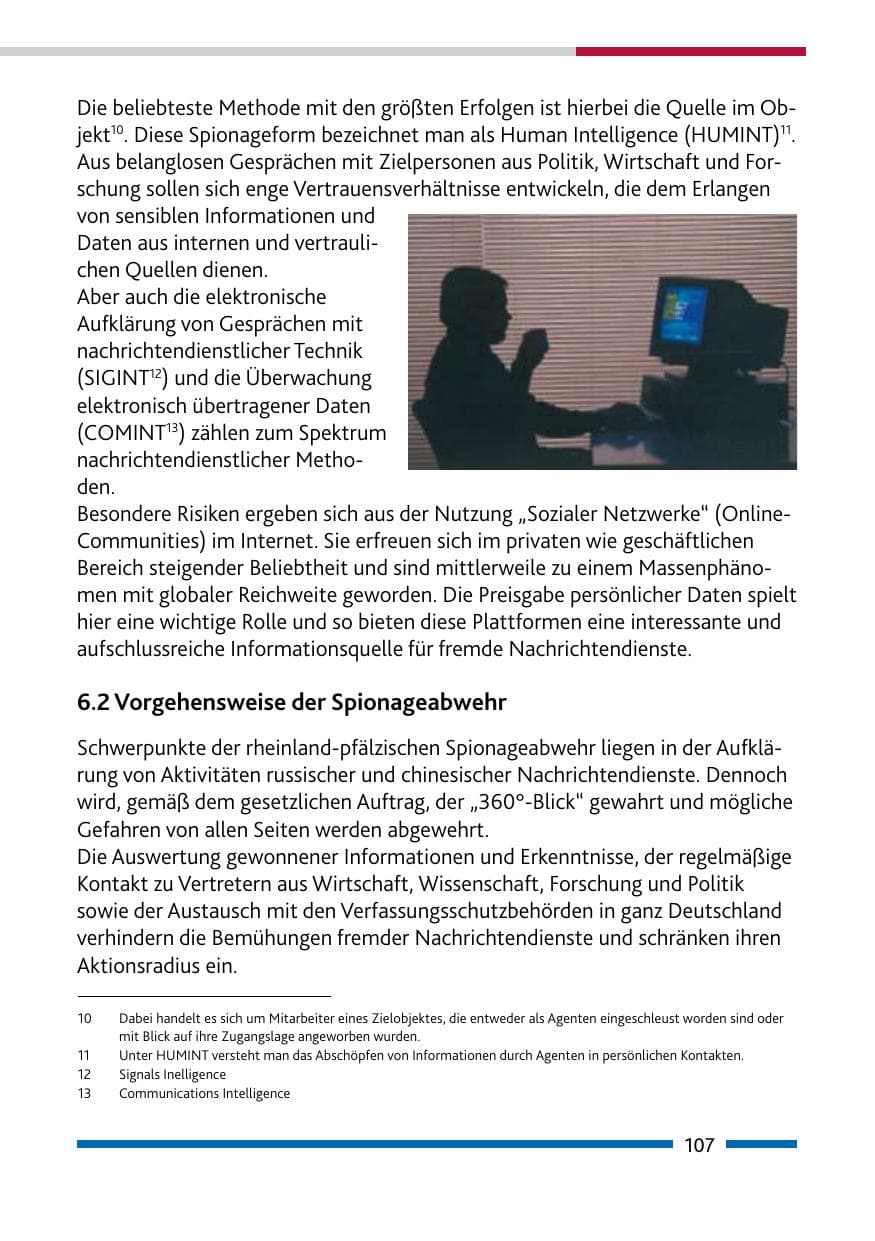 Seite 109 des Verfassungsschutzbericht 2008 Rheinland-Pfalz
