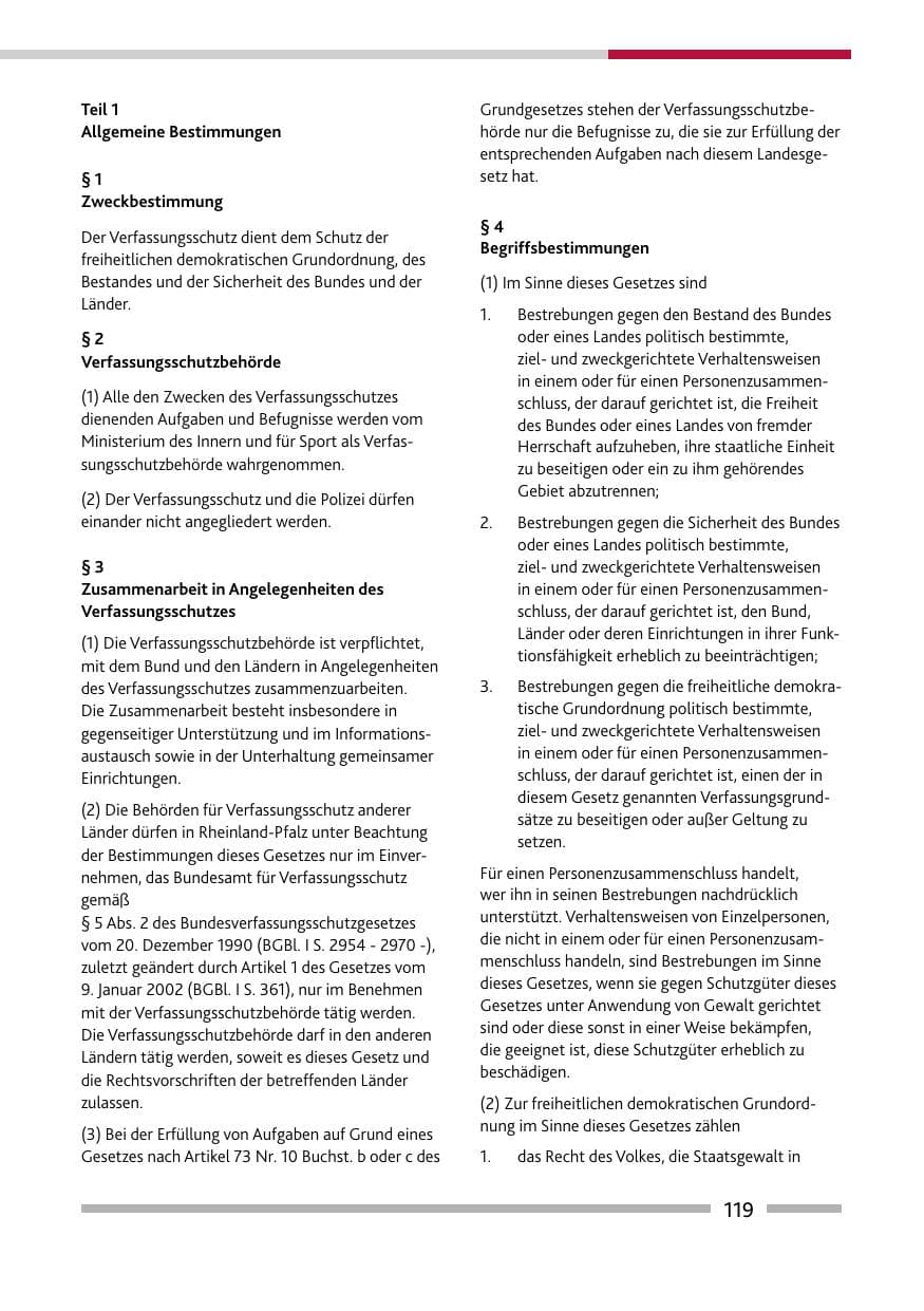 Seite 121 des Verfassungsschutzbericht 2008 Rheinland-Pfalz