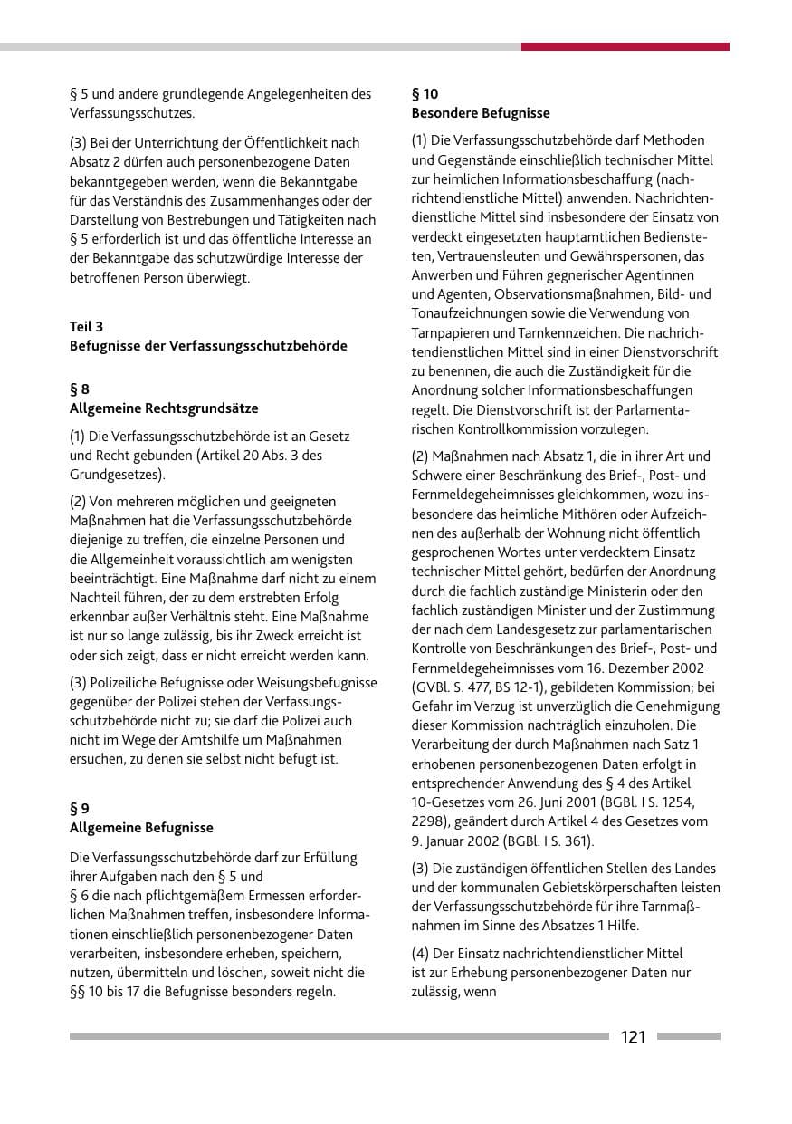 Seite 123 des Verfassungsschutzbericht 2008 Rheinland-Pfalz