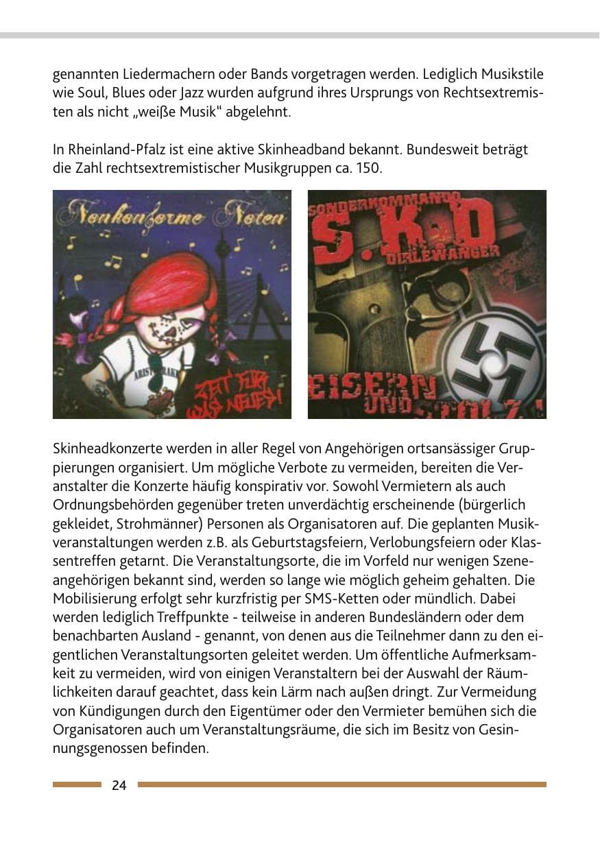Seite 26 des Verfassungsschutzbericht 2008 Rheinland-Pfalz