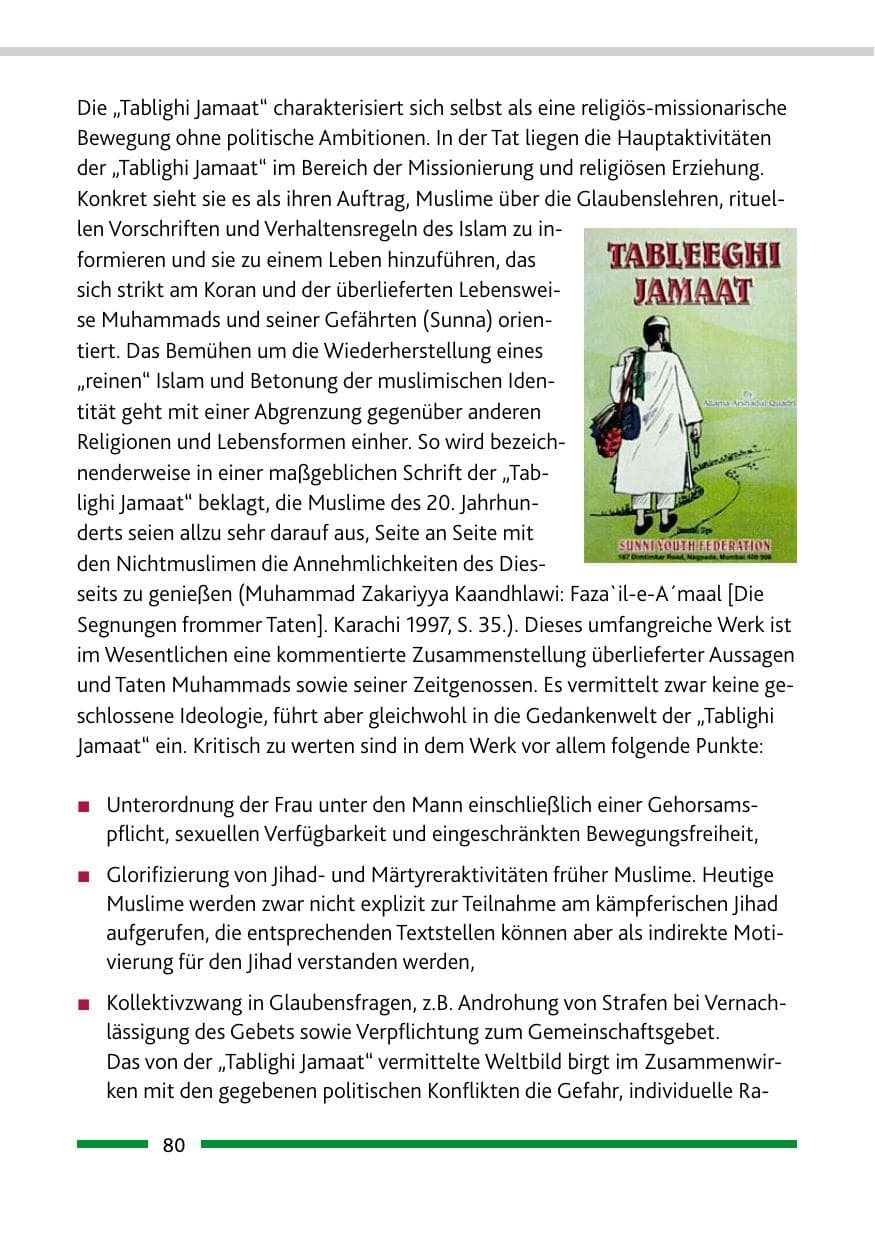 Seite 82 des Verfassungsschutzbericht 2008 Rheinland-Pfalz