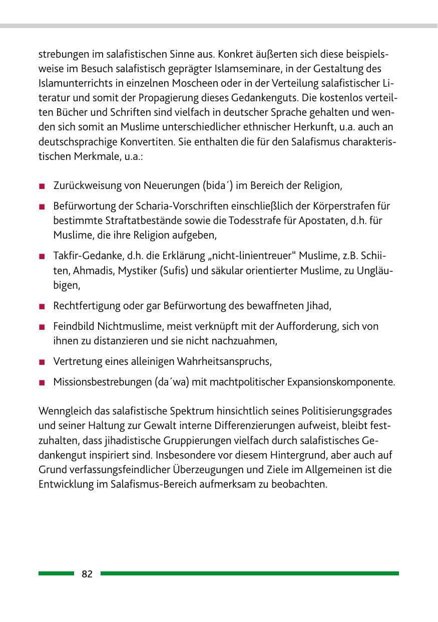 Seite 84 des Verfassungsschutzbericht 2008 Rheinland-Pfalz