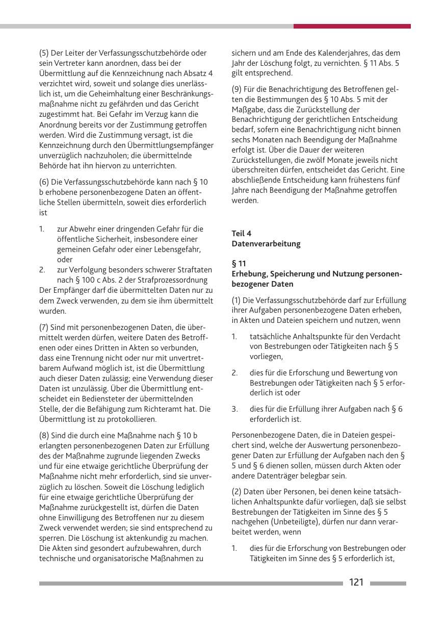 Seite 123 des Verfassungsschutzbericht 2010 Rheinland-Pfalz