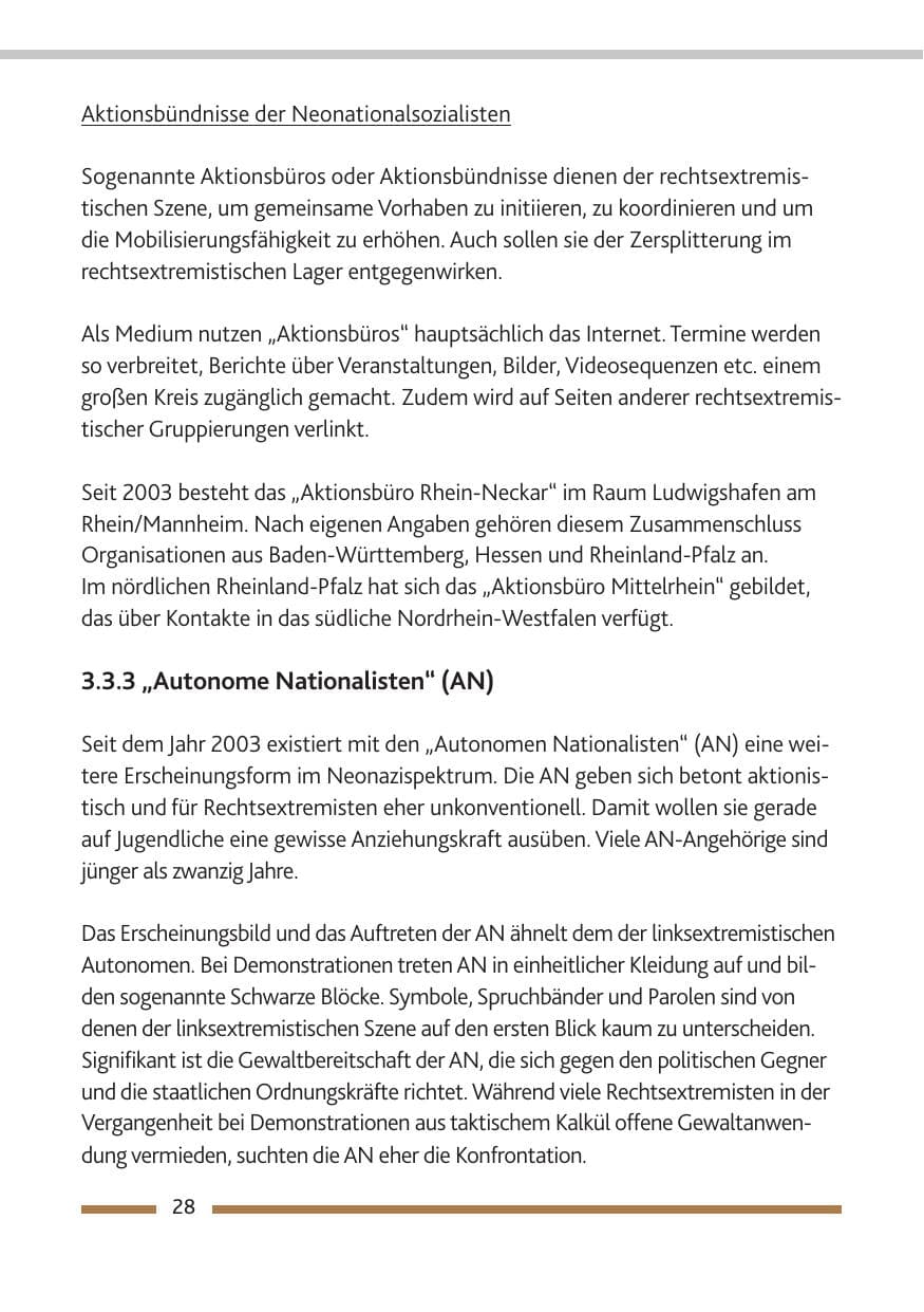 Seite 30 des Verfassungsschutzbericht 2010 Rheinland-Pfalz