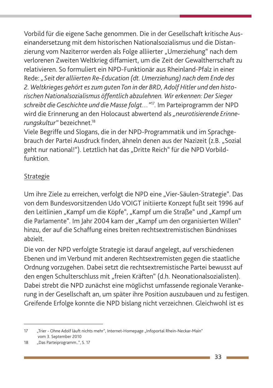 Seite 35 des Verfassungsschutzbericht 2010 Rheinland-Pfalz