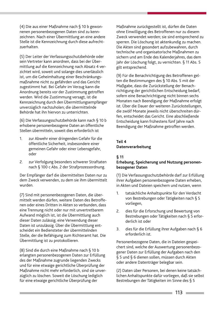 Seite 115 des Verfassungsschutzbericht 2011 Rheinland-Pfalz